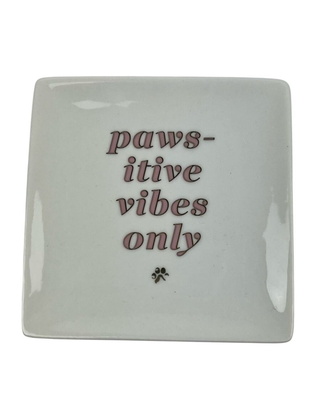 Fringe Studio "Paws-itive Vibes Only" Tray - NWT